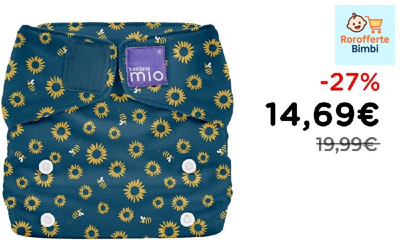 Offerta: 👶 **Bambino Mio Miosolo Classic Pannolino Lavabile Tutto-In-…