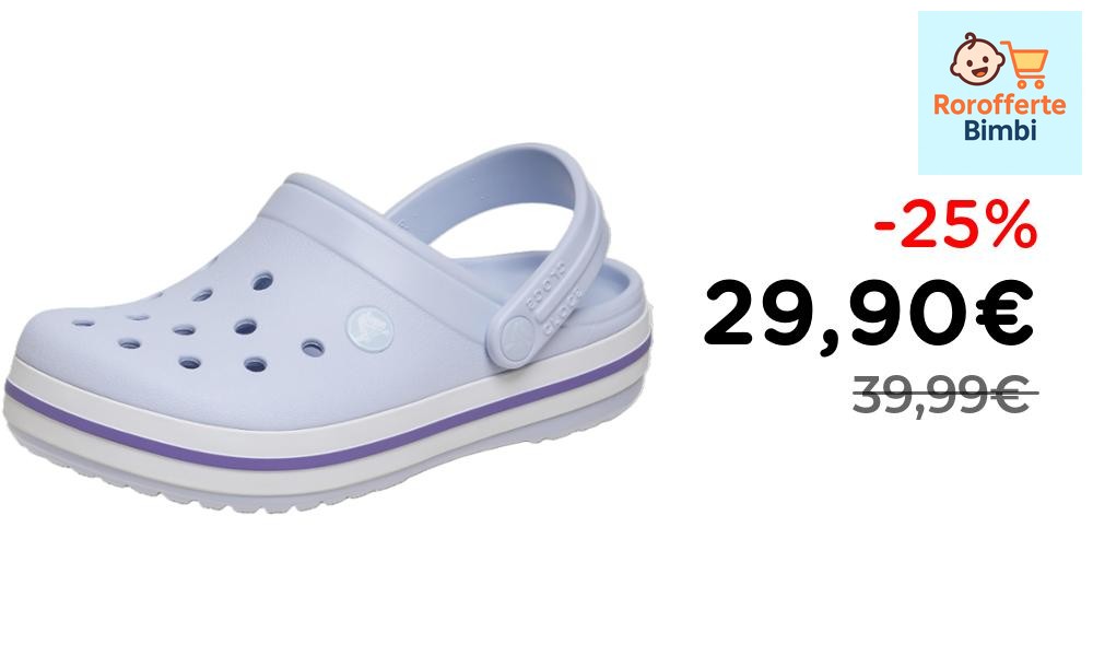 Offerta: 🥿 **Crocs Clog Unisex Bambini Dreamscape 24/25 EU**

‼️ **29…