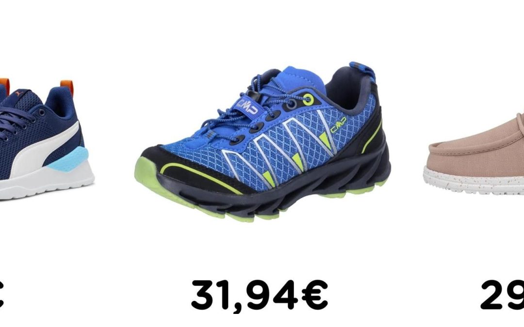 Offerta: 👟 **PUMA Anzarun Lite JR Sneaker Blu Jewel Vermiglio 3.5 UK*…