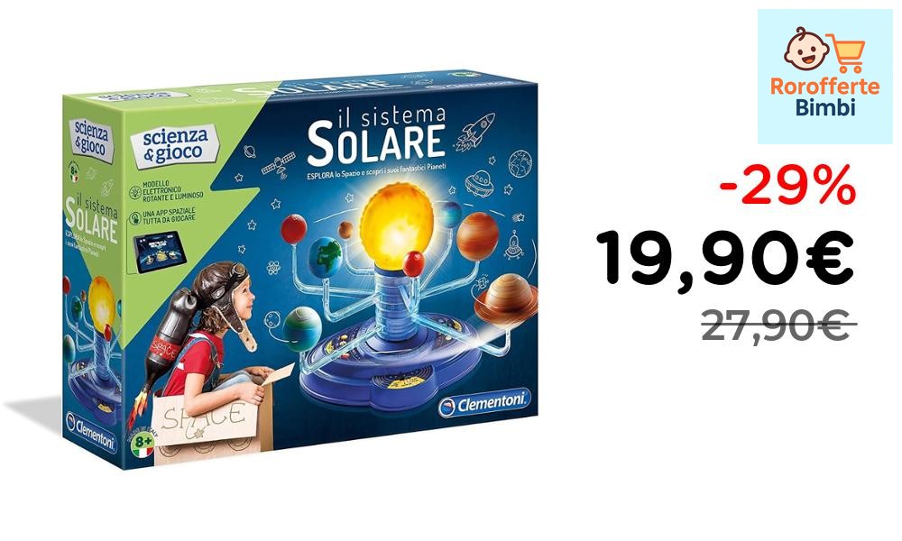 Offerta: 🌌 **Clementoni Il Grande Sistema Solare – Gioco Educativo**
…