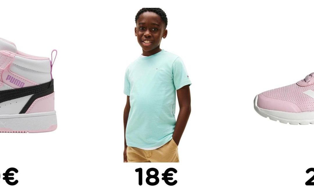 Offerta: 👟 **Puma Rebound V6 Mid AC+ PS Sneakers Bambino Bianco Nero …