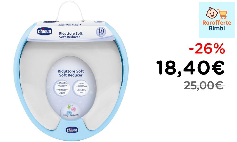 Offerta: 🚼 **Chicco Riduttore Soft per Wc Assortito, 1 Pezzo**

‼️ **…