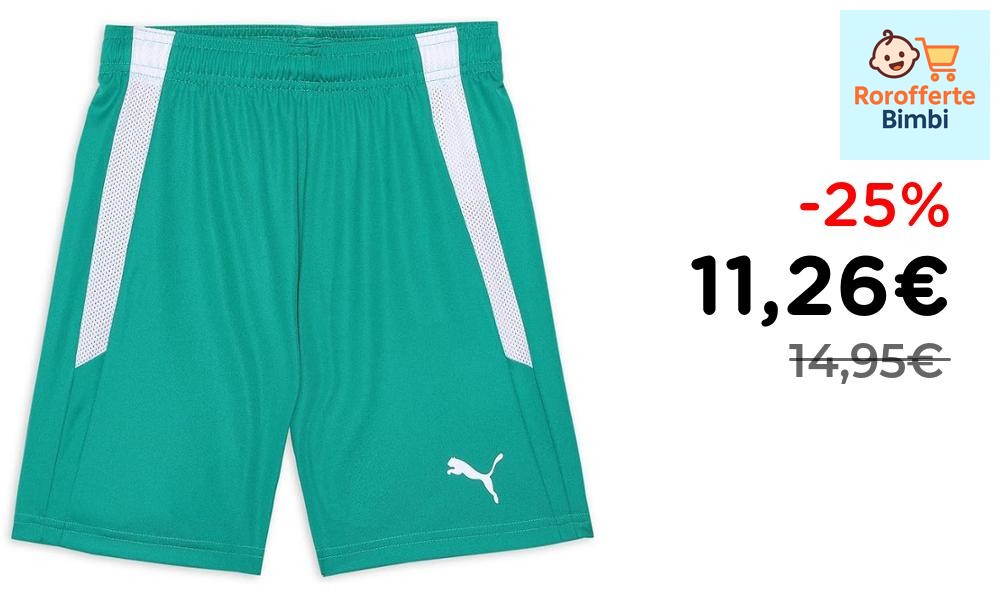 Offerta: 🏃‍♂️ **Puma teamLIGA Shorts Junior Sportivi**

‼️ **11,26€**…