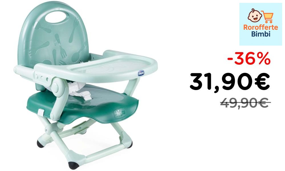 Offerta: 🪑 **Chicco Pocket Snack Seggiolino Pappa Verde Portatile**

…