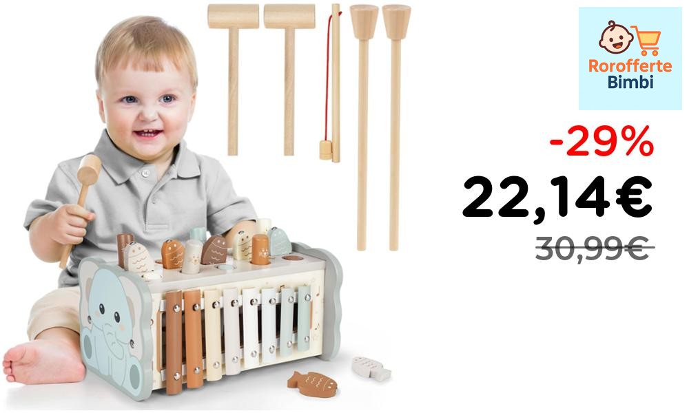Offerta: 🧸 **DINORUN Giochi Montessori 1-3 Anni – Acchiappa la Talpa …