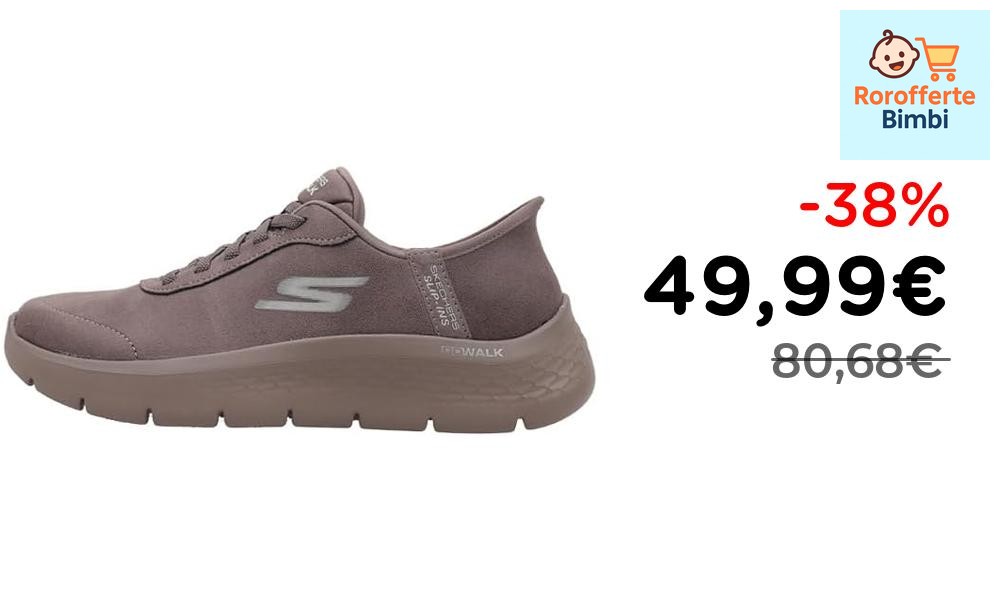 Offerta: 👟 **Skechers Scarpe Ginnastica Walking 124837 Tortora 36.5 E…