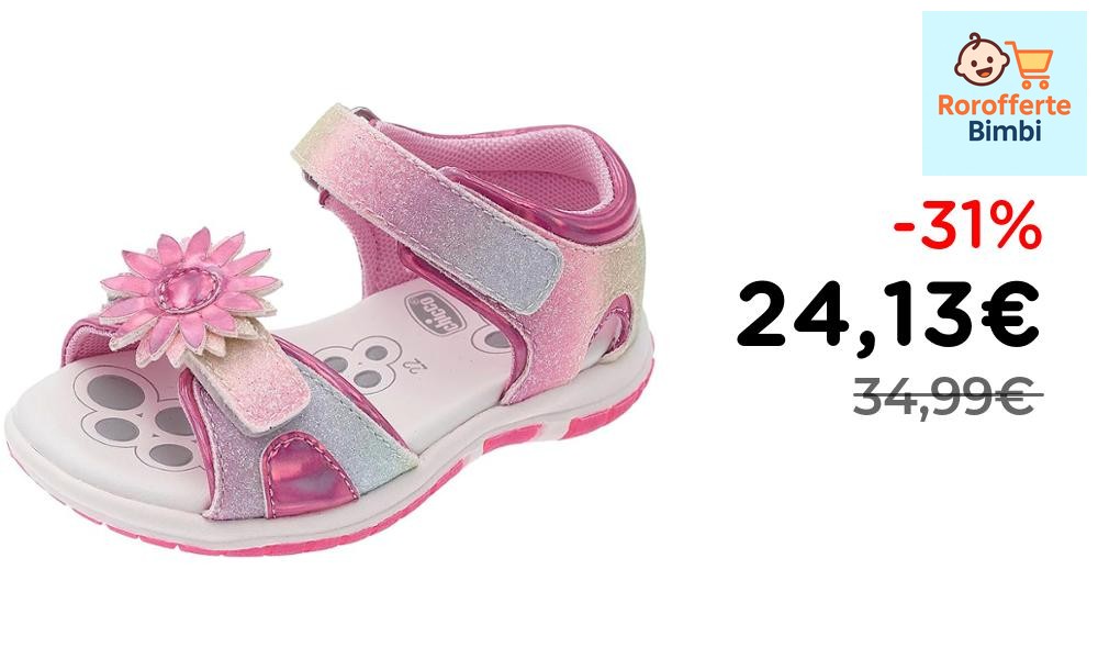 Offerta: 👡 **Chicco Sandali Bambina con Doppio Strappo Designed in It…