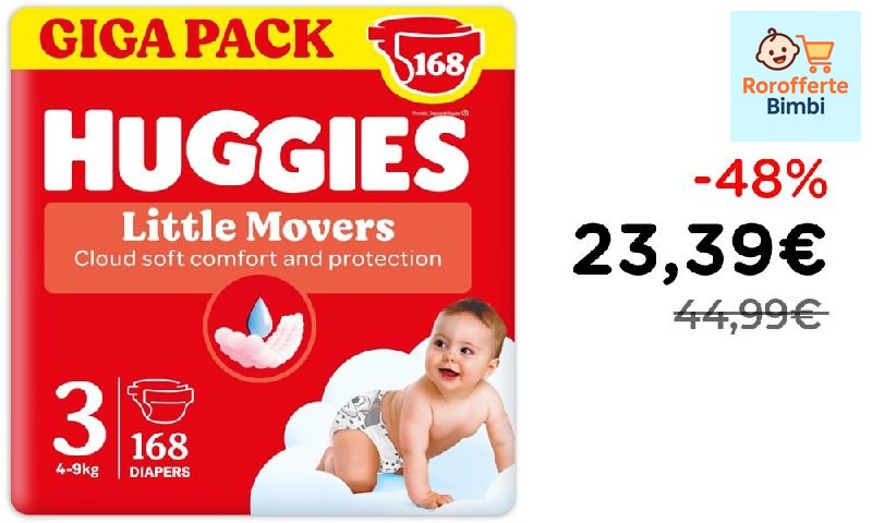 Offerta: **💣****💣****PREZZO BOMBA!!!****💣****💣**
👶 **Huggies Little M…