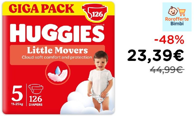 Offerta: **💣****💣****PREZZO BOMBA!!!****💣****💣**
🍼 **Huggies Little M…