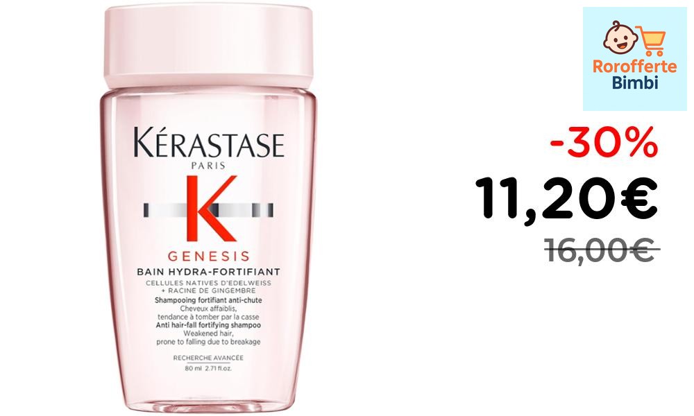 Offerta: 🧴 **Kérastase Genesis Shampoo Mini 80ml Rinforzante Capelli …