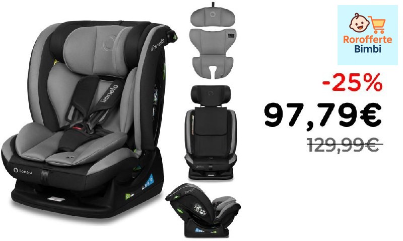 Offerta: 👶 **LIONELO AART Seggiolino Auto I-SIZE 40-150 cm con Access…