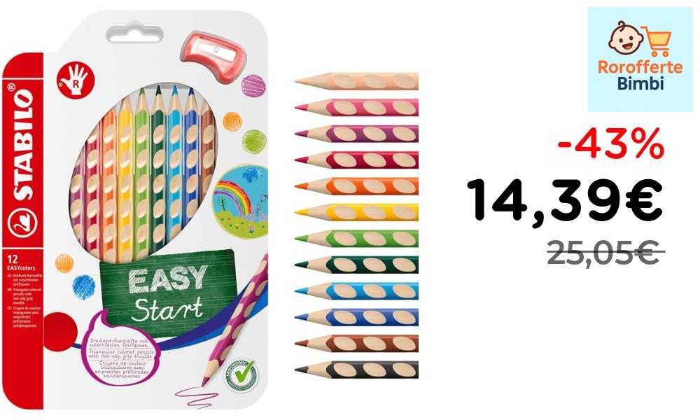 Offerta: **💣****💣****PREZZO BOMBA!!!****💣****💣**
🖍️ **STABILO EASYcol…