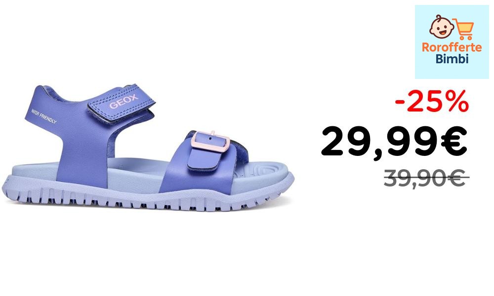 Offerta: 👡 **Geox J FUSBETTO GI Sandali DK Lilac/Pink 26 EU**

‼️ **2…