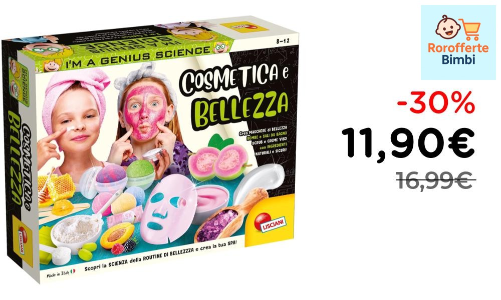 Offerta: 🧪 **Lisciani Giochi – I'm a Genius Laboratorio Bellezza…