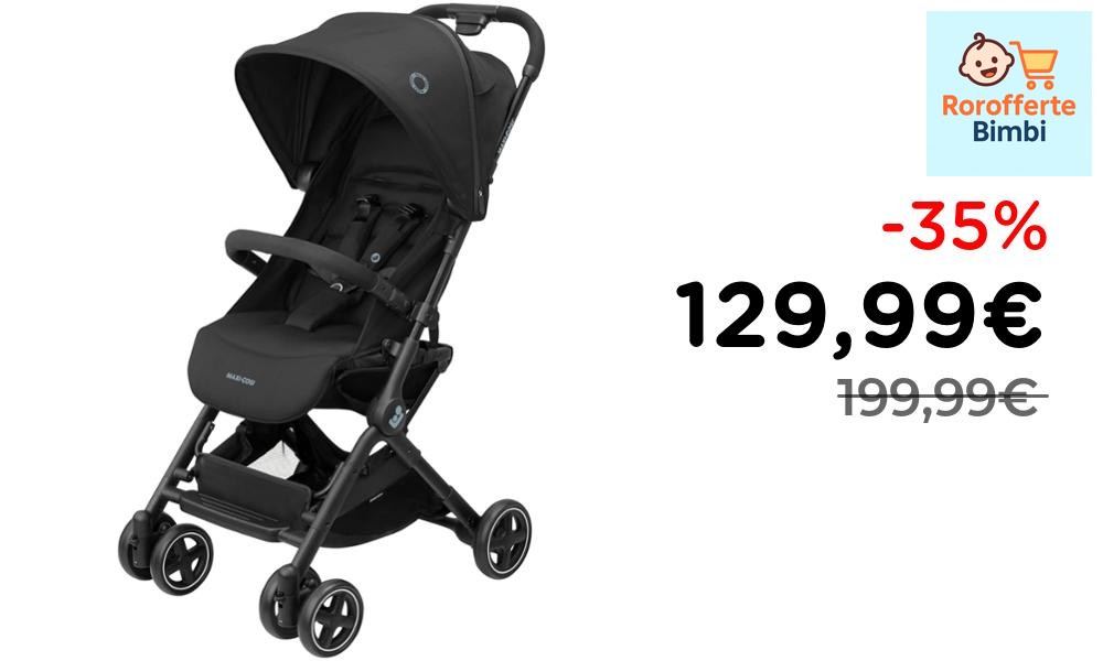 Offerta: 🍼 **Maxi-Cosi Lara2 Passeggino Leggero 0-22 kg Pieghevole**
…