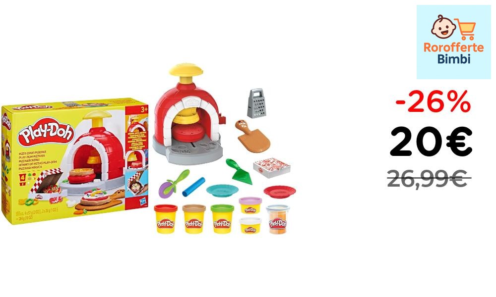 Offerta: 🍕 **Play-Doh Pizza Oven Set con 6 Barattoli e 8 Accessori**
…