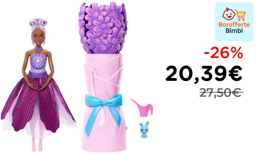 Offerta: 🎀 **Barbie Petal Pop Bambola Profumata con Accessori**

‼️ *…