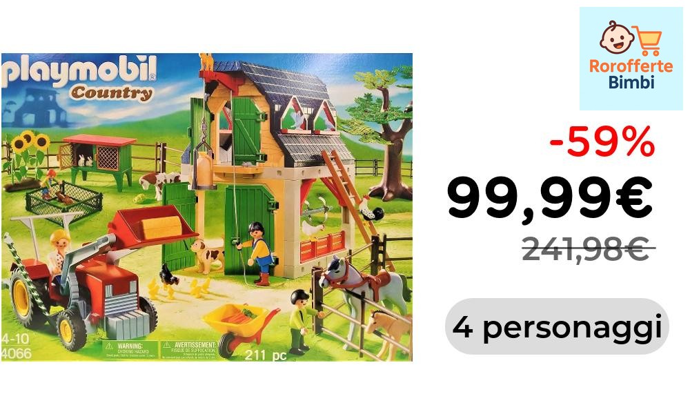 Offerta: **💣****😱****PREZZO ASSURDO!!!****😱****💣**
🚜 **Playmobil 4066…