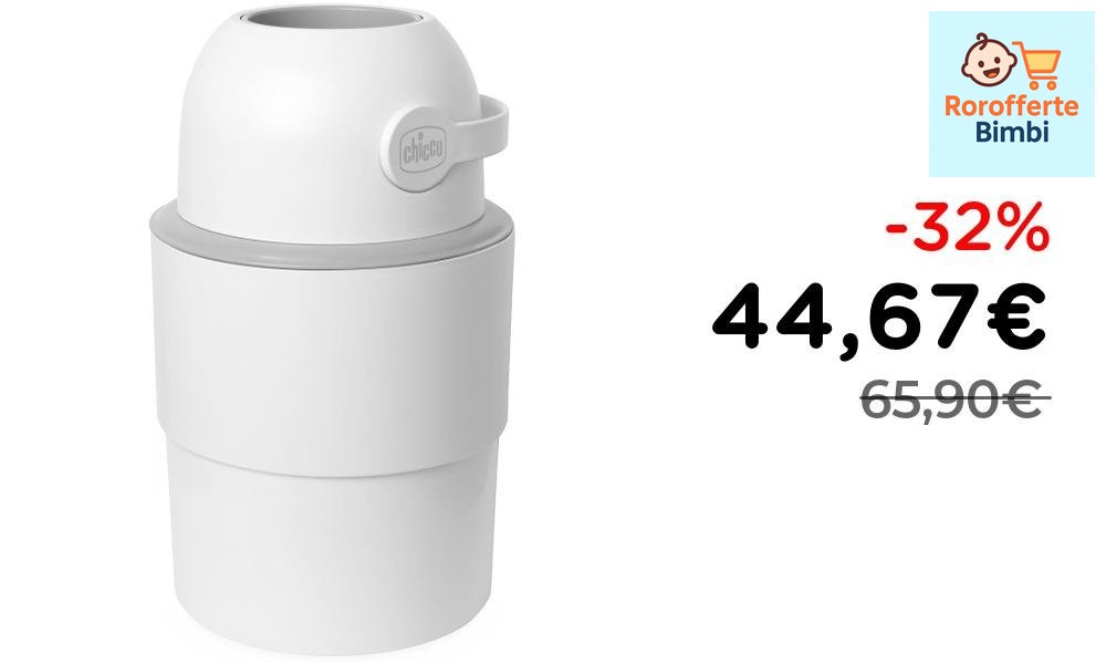 Offerta: 🍼 **Chicco Mangiapannolini Contenitore Compatto e Salvaspazi…