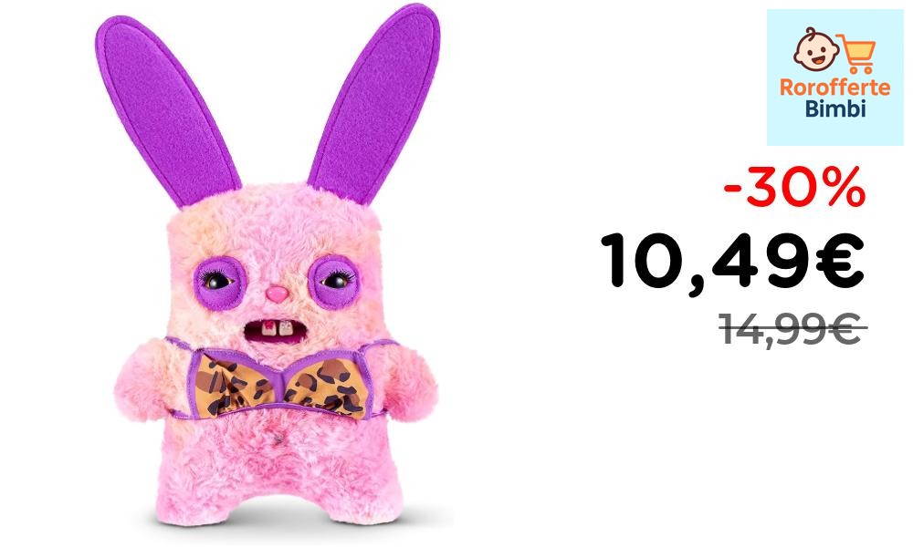 Offerta: 🧸 **Fuggler Peluche Da Collezionare 23 cm – Rabid Rabbit**

…