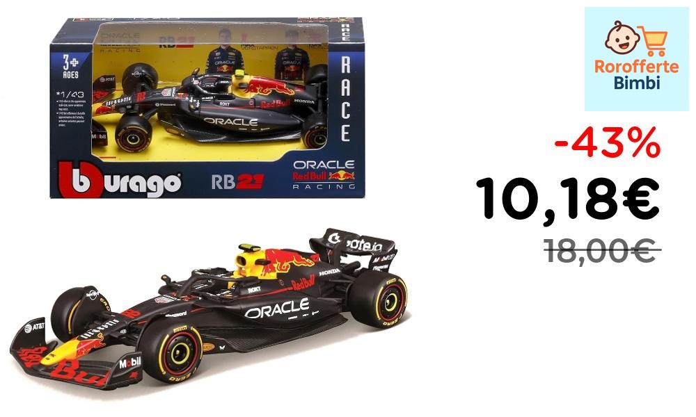 Offerta: 🏎️ **Bburago Red Bull Racing RB21 2025 Tsunoda 1:43**

‼️ **…