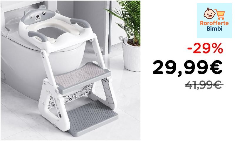 Offerta: 🚽 **Riduttore Wc Bambini 2 in 1 Triangolare – Upgraded**

‼️…