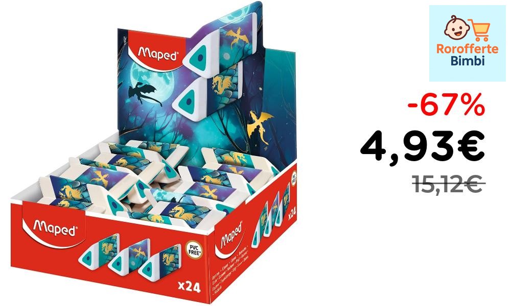 Offerta: **❌****❌****ERRORE DI PREZZO?****❌****❌**
🧽 **Maped Gomme da…