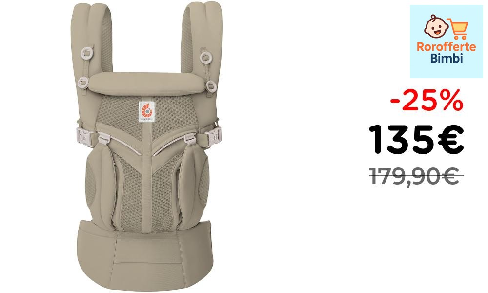 Offerta: 👶 **Ergobaby Marsupio Omni Classic per bambini 0-48 mesi**

…