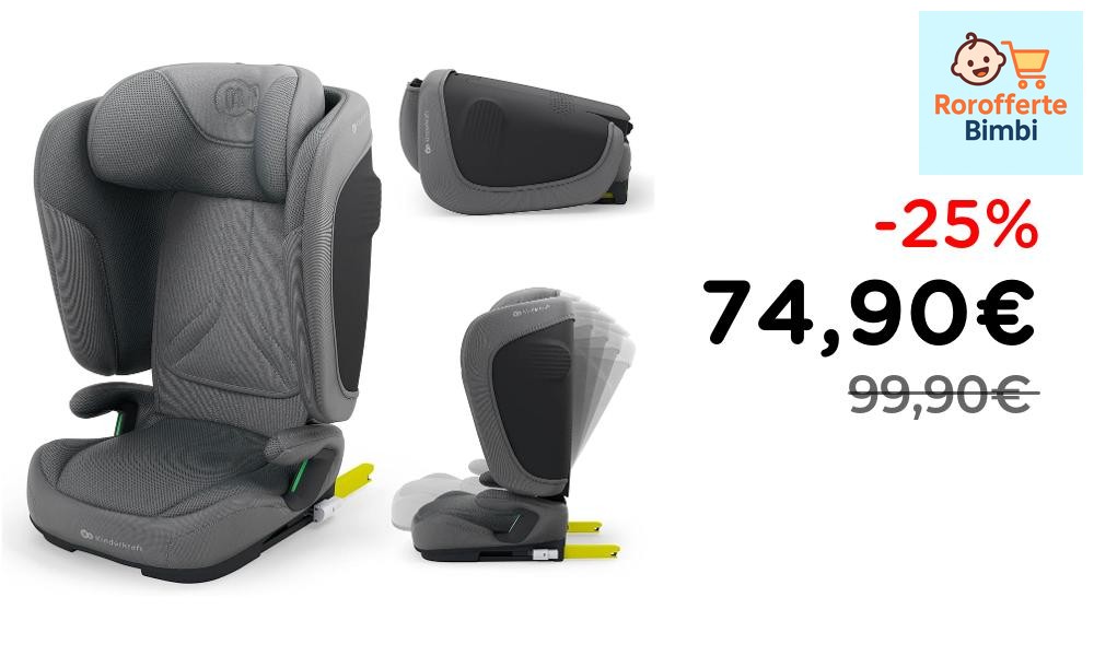 Offerta: 🚗 **Kinderkraft UNITY2 Seggiolino auto i-Size con H-GUARD e …