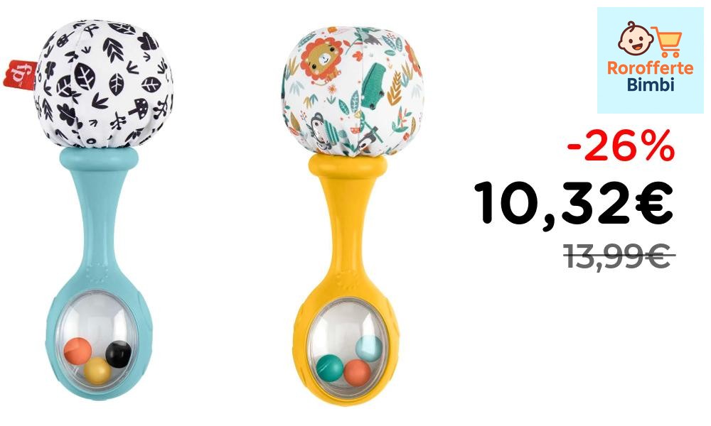 Offerta: 🎵 **Fisher-Price Maracas Scuoti e Gioca per Neonati**

‼️ **…
