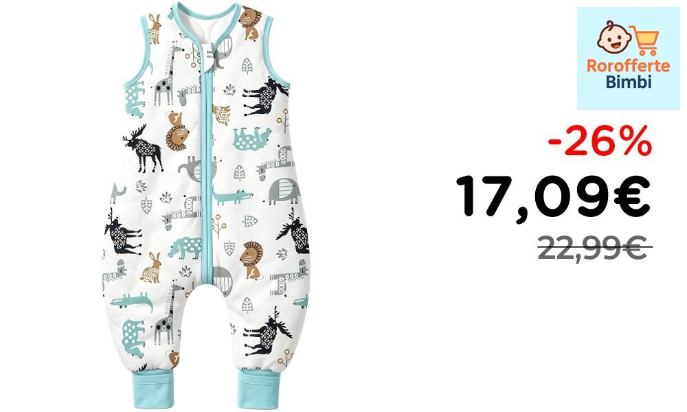 Offerta: 🌙 **Mosebears Sacco Nanna Invernale 2,5 Tog 6-18 Mesi**

‼️ …