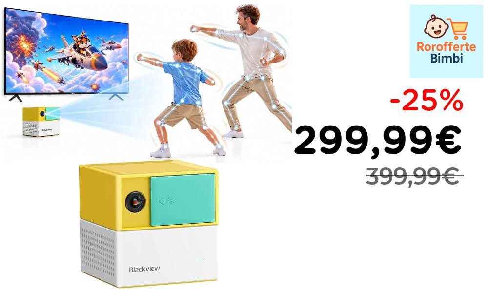 Offerta: 🎮 **Blackview Console Gioco Interattiva
🎡 con Movimento per …
