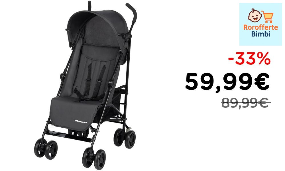 Offerta: 👶 **Bebeconfort Rainbow Passeggino Leggero 6-22 kg**

‼️ **5…