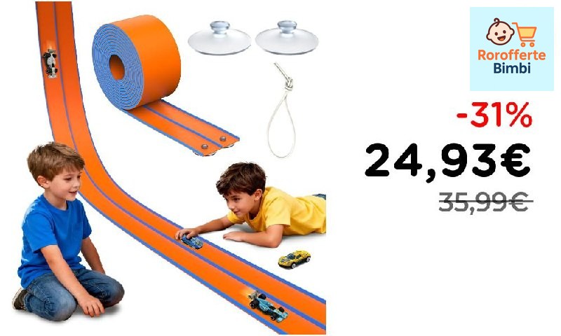 Offerta: 🚗 **ACELIFE Autocarri flessibili 4,5m con 4 auto incluse**

…